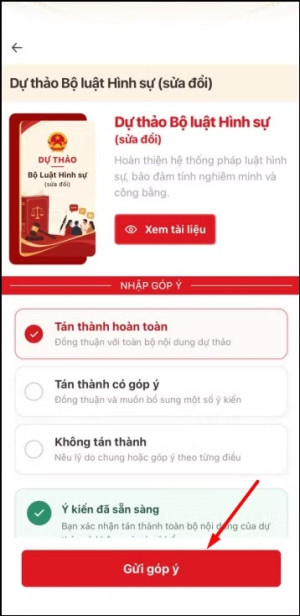 Hướng dẫn tham gia góp ý dự thảo thảo bộ luật hình sự (sửa...