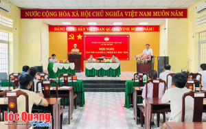 Ủy ban MTTQ Việt Nam xã Lộc Quang tổ chức Hội nghị lần thứ...
