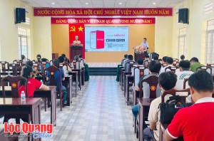 Lộc Quang tập huấn, hỗ trợ hộ kinh doanh chuyển đổi số năm...