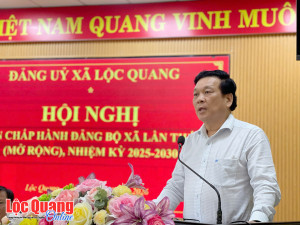 Đảng bộ xã Lộc Quang tập trung thực hiện nhiệm vụ trọng tâm...