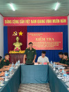 ĐOÀN KIỂM TRA BỘ CHQS TỈNH ĐỒNG NAI KIỂM TRA SAU SÁP NHẬP...