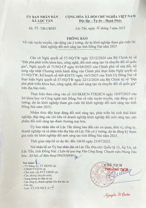 Cuộc thi khởi nghiệp đổi mới sáng tạo tỉnh Đồng Nai năm 2025