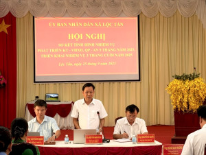 LỘC TẤN HỘI NGHỊ SƠ KẾT 9 THÁNG ĐẦU NĂM 2025