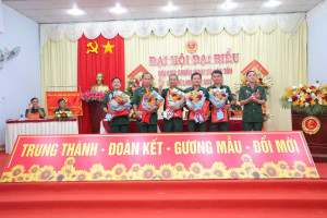 Đại hội đại biểu hội cựu chiến binh xã lộc tấn lần thứ I, nhiệm kỳ 2025–2030 thành công tốt đẹp