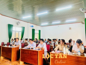Xã Lộc Tấn triển khai kế hoạch thực hiện công tác phổ cập giáo dục, xoá mù chữ năm 2025