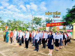 Lộc Tấn: Tổ chức lễ chào cờ đầu tháng 11/2025