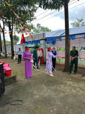 Ấp 6A tổ chức Ngày hội Đại đoàn kết toàn dân tộc năm 2025