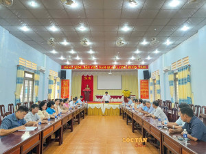 HỘI NÔNG DÂN XÃ LỘC TẤN TỔ CHỨC HỘI NGHỊ BAN CHẤP HÀNH, BAN THƯỜNG VỤ LẦN THỨ NHẤT