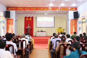 Lộc Tấn: Tổ chức xem truyền hình trực tiếp Lễ khai mạc Đại hội đại biểu toàn quốc lần thứ XIV của Đảng.