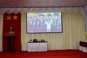 Xã Lộc Tấn tổ chức xem trực tuyến phiên bế mạc Đại hội đại biểu toàn quốc lần thứ XIV của Đảng.