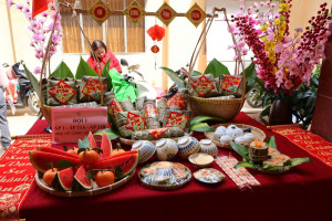 Xã Lộc Tấn hoàn thành nấu bánh và chấm điểm Chương trình gói bánh chưng, bánh tét mừng Đảng - mừng Xuân Bính Ngọ 2026