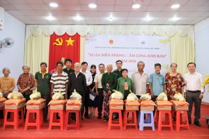 Lộc Tấn tổ chức chương trình “xuân Biên phòng ấm lòng dân bản” năm 2026