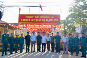 Lãnh đạo Đảng ủy xã Lộc Tấn thăm, chúc Tết các đơn vị lực lượng vũ trang và các ấp nhân dịp Xuân Bính Ngọ 2026