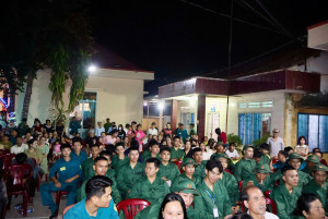 Sôi nổi Hội trại tòng quân năm 2026 tại xã Lộc Tấn