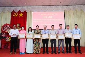 Xã Lộc Tấn tổ chức tổng kết công tác bầu cử đại biểu Quốc hội khóa XVI và HĐND các cấp nhiệm kỳ 2026-2031