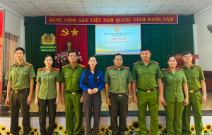 CHI ĐOÀN CÔNG AN XÃ LỘC TẤN TỔ CHỨC HỘI NGHỊ TỔNG KẾT THÁNG THANH NIÊN NĂM 2026
