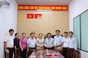 Đoàn Thanh tra tỉnh Đồng Nai thăm, làm việc và hướng dẫn nghiệp vụ tại xã Lộc Tấn