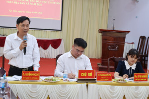 Xã Lộc Tấn tổ chức gặp mặt chức sắc tôn giáo, người có uy...