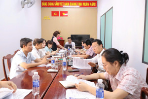 Đoàn giám sát chuyên đề của Thường trực HĐND xã Lộc Tấn giám...