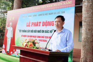 Lộc Tấn lan tỏa khí thế “Tết trồng cây đời đời nhớ ơn Bác Hồ” năm 2026