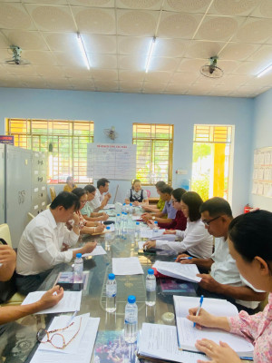 Đoàn giám sát chuyên đề của Ban Kinh tế - Ngân sách HĐND xã...