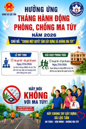 Hưởng ứng Tháng hành động phòng, chống ma túy năm 2026