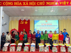 Tuổi trẻ Lộc Tấn ra quân Chiến dịch Thanh niên tình nguyện...