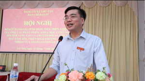 Lộc Tấn sơ kết công tác Ban Chỉ đạo 57, triển khai nhiệm vụ 6 tháng cuối năm 2026