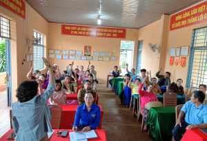 ĐOÀN XÃ LỘC TẤN TĂNG CƯỜNG KIỂM TRA, GIÁM SÁT NGUỒN VỐN VAY...