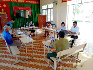 ỦY BAN KIỂM TRA ĐẢNG ỦY XÃ LỘC TẤN  “THỨ 6 VỀ CƠ SỞ” - ĐI ĐỂ NẮM VIỆC, HIỂU CƠ SỞ