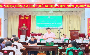 KIỂM TRA, GIÁM SÁT HOẠT ĐỘNG TÍN DỤNG CHÍNH SÁCH TẠI  XÃ LỘC...
