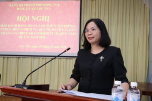 Đảng bộ xã Lộc Tấn đánh giá kết quả 9 tháng, triển khai nhiệm vụ trọng tâm quý IV năm 2026