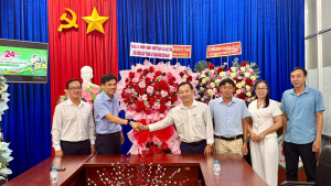 Lộc Tấn chúc mừng 24 năm thành lập Ngân hàng Chính sách xã hội