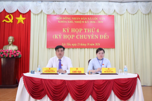 HĐND xã Lộc Tấn xem xét, quyết nghị các nội dung quan trọng...