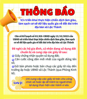 thông báo