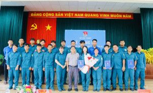 LỄ RA MẮT CHI ĐOÀN QUÂN SỰ XÃ LỘC THÀNH