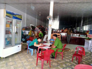 CÔNG AN XÃ HƯỞNG ỨNG NGÀY TOÀN DÂN PCCC 4/10