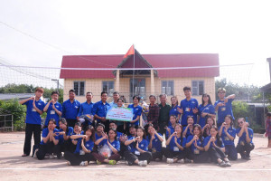 CÔNG TRÌNH THANH NIÊN “SÂN CHƠI BÓNG CHUYỀN” – CÔNG TRÌNH CHÀO MỪNG ĐẠI HỘI ĐOÀN XÃ LỘC THÀNH LẦN THỨ I, NHIỆM KỲ 2025–2027