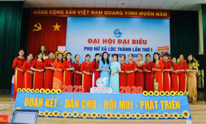 Đại hội đại biểu Phụ nữ xã Lộc Thành lần thứ I, nhiệm kỳ 2025-2030 tiến hành phiên trù bị