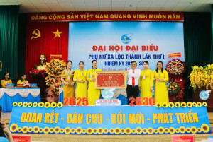 Đại hội đại biểu Phụ nữ xã Lộc Thành lần thứ I, nhiệm kỳ 2025 - 2030