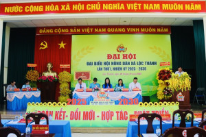 Phiên thứ nhất Đại hội đại biểu Hội Nông dân xã Lộc Thành
