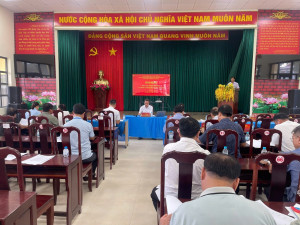 XÃ LỘC THÀNH TỔ CHỨC HỘI NGHỊ PHÚC TRA KẾT QUẢ BÌNH XÉT GIA ĐÌNH VĂN HÓA, ẤP VĂN HÓA NĂM 2025