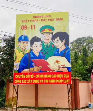 XÃ LỘC THÀNH TÍCH CỰC HƯỞNG ỨNG NGÀY PHÁP LUẬT VIỆT NAM NĂM 2025 (09/11)
