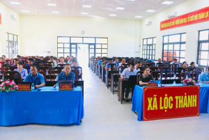 LỘC THÀNH THAM DỰ HỘI NGHỊ TRỰC TUYẾN BÁO CÁO VIÊN TỈNH ỦY THÁNG 11/2025