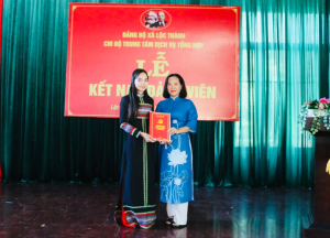 Xã Lộc Thành: Tổ chức Lễ kết nạp đảng viên mới tại các Chi bộ