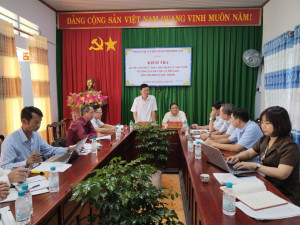 ĐOÀN KIỂM TRA SỞ DÂN TỘC VÀ TÔN GIÁO TỈNH ĐỒNG NAI LÀM VIỆC TẠI XÃ LỘC THÀNH