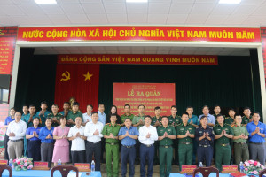 Lộc Thành long trọng tổ chức Lễ ra quân cao điểm tấn công, trấn áp tội phạm bảo đảm an ninh, trật tự phục vụ Đại hội XIV của Đảng, bầu cử Quốc hội khóa XVI và Tết Nguyên đán Bính Ngọ năm 2026