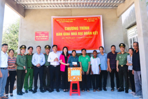 Lộc Thành: Bàn giao 02 căn nhà Đại đoàn kết