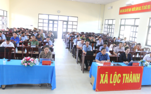 ĐẢNG ỦY XÃ LỘC THÀNH THAM DỰ HỘI NGHỊ THÔNG TIN THỜI SỰ ĐỢT 1 NĂM 2026