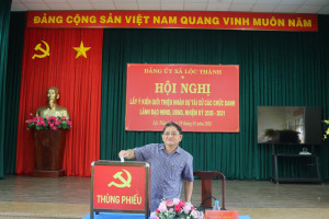 HỘI NGHỊ GIỚI THIỆU TÁI CỬ CÁC CHỨC DANH LÃNH ĐẠO HĐND, UBND XÃ LỘC THÀNH NHIỆM KỲ 2026 – 2031
